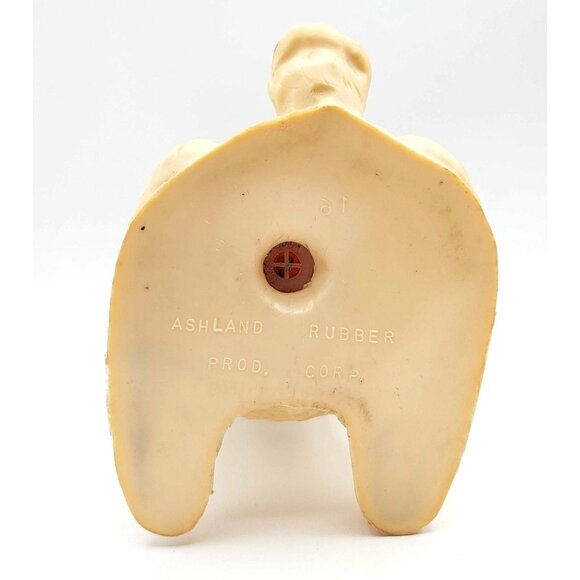 VTG Ashland Rubber Prod Bunny Rabbit Vinyl Rubber Squeak Toy Figure 1960's WORKS - Picture 5 of 5